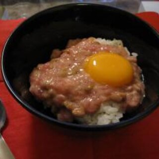 ふわっふわ！卵ご飯のねぎとろ丼